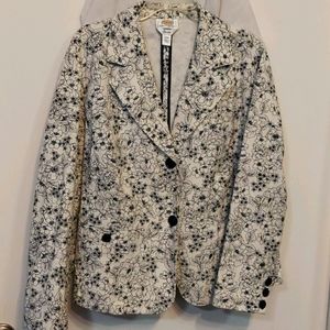 Graphic Flower Jacket
